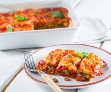 Cannelloni com berinjela