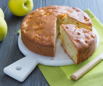 Torta de maçã e mascarpone