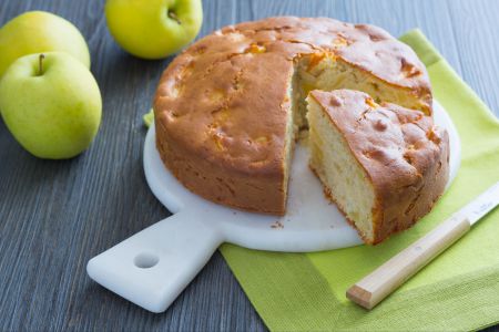 Torta de maçã e mascarpone