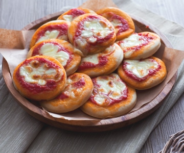 Pizzinhas vermelhas