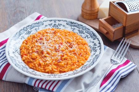 Risoto all'amatriciana