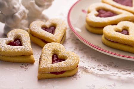 Biscoitos de Dia dos Namorados