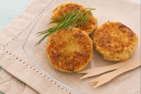 Croquetes de salmão e batata