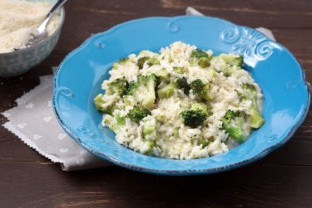 Risoto com brócolis