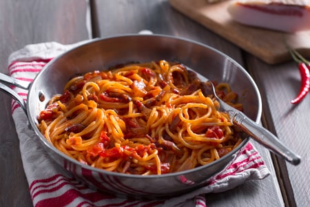 Espaguete all'Amatriciana