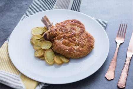 Costeleta à milanesa