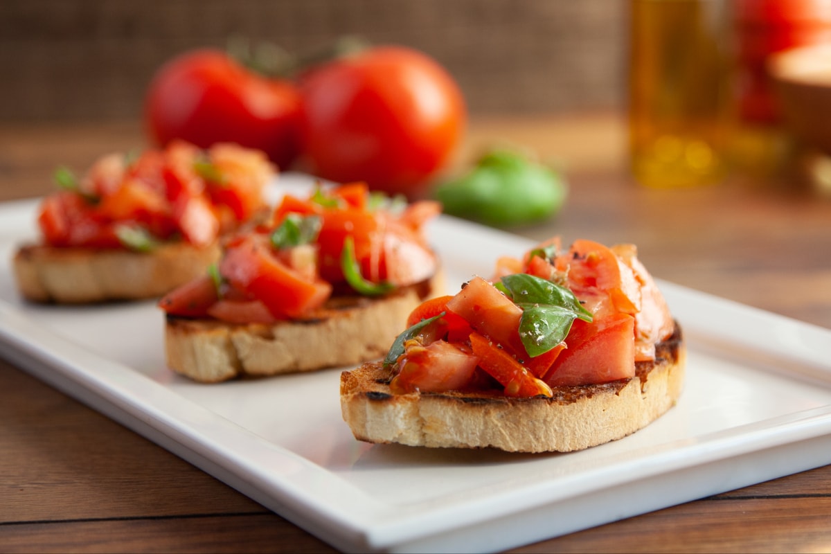 Bruschette de tomate