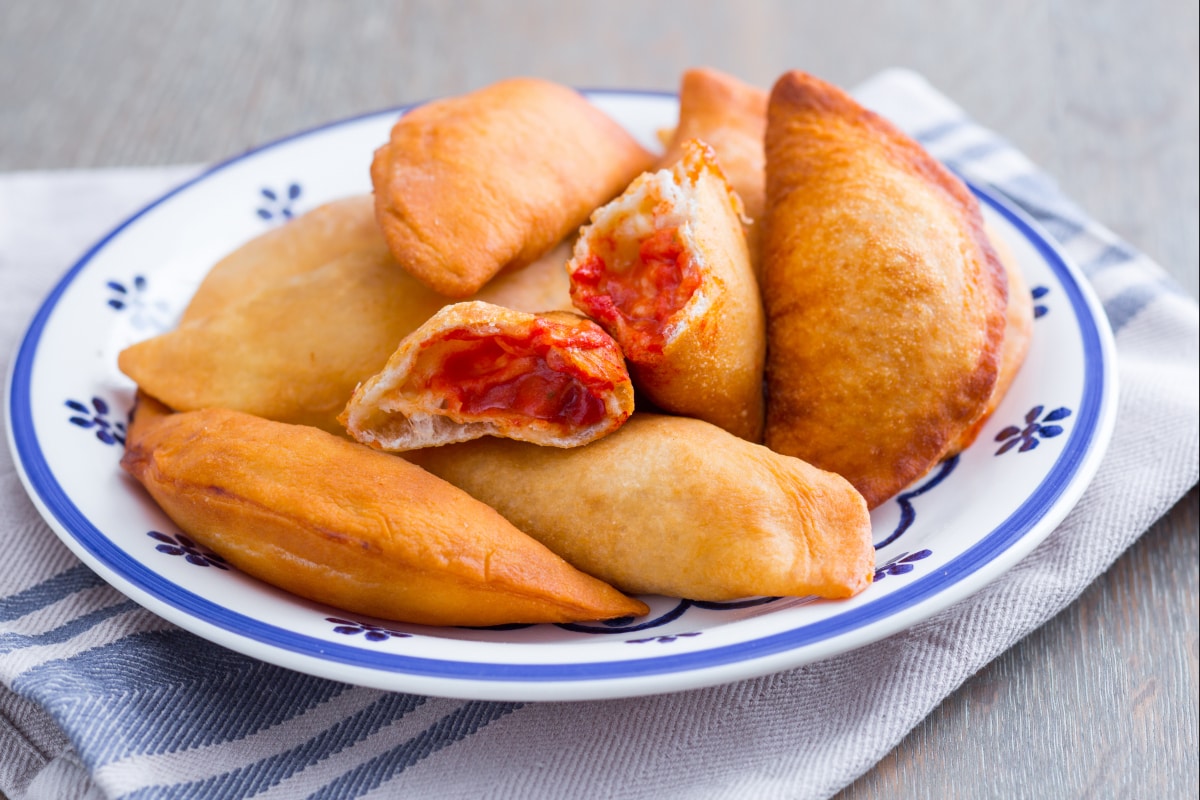 Panzerotti (calzones) fritos