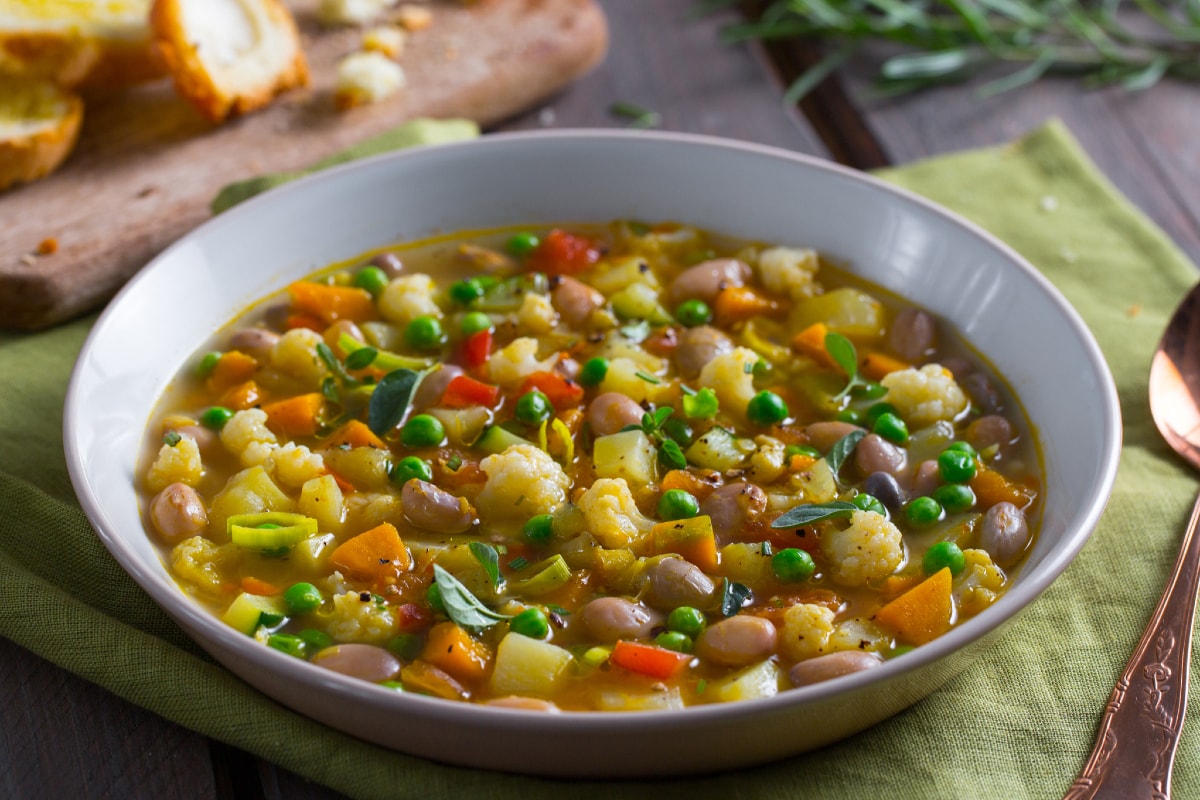 Minestrone de vegetais