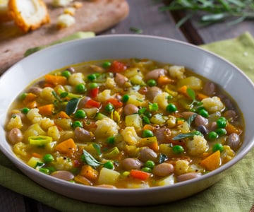 Minestrone de vegetais