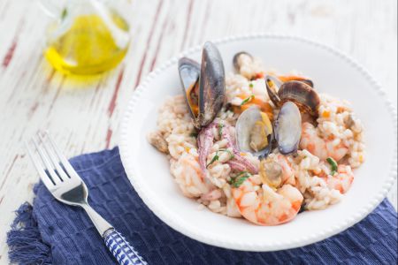 Risoto de frutos do mar