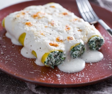 Cannelloni ricota e espinafre