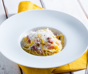 Carbonara alla romana cremosa